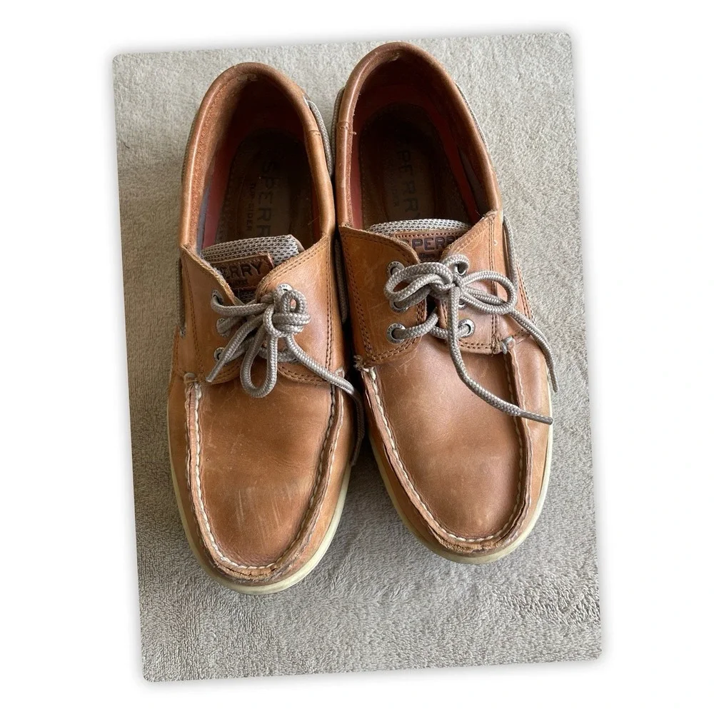 Sperry Topsider US 9M Boat Men's Loafers Leather Shoes Preppy‎